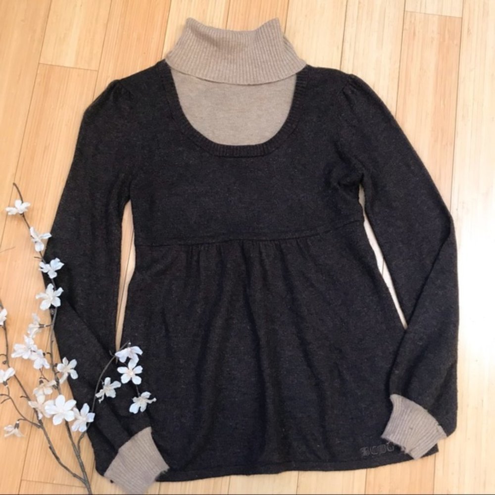 BCBGMaxAzria angora turtleneck sweater, S.